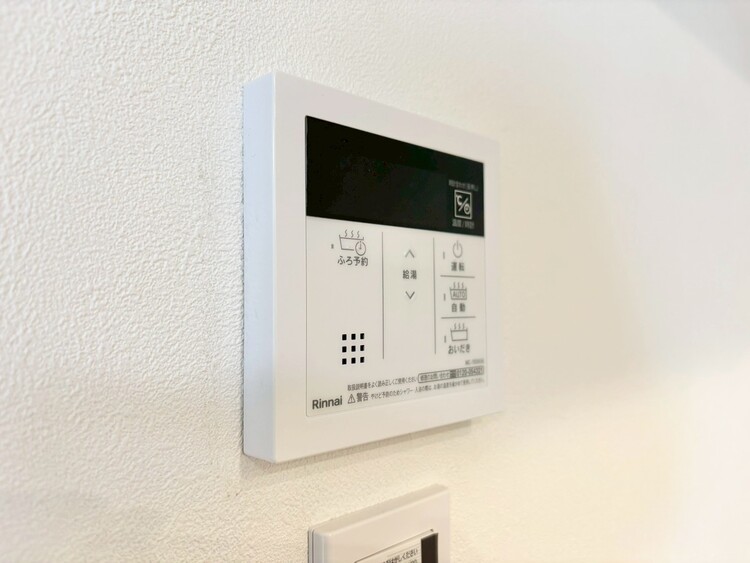 設備 見やすい画面で操作しやすい給湯パネルです。