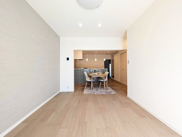 居間 豊かな居住性と、安心感を満たすクオリティが見事に調和した住空間。