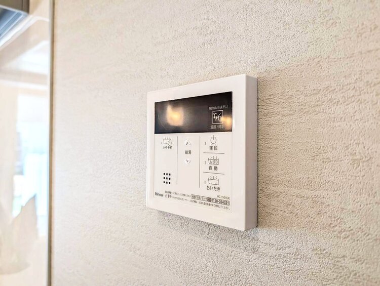 設備 見やすい画面で操作しやすい給湯パネルです。