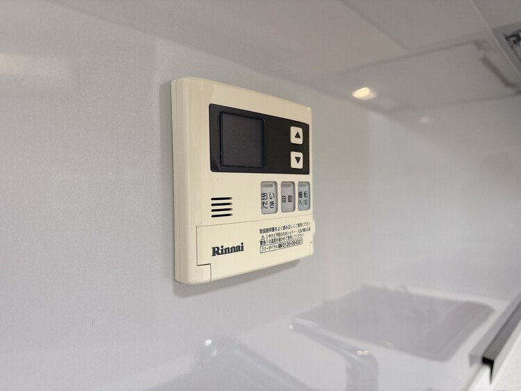 設備 見やすい画面で操作しやすい給湯パネルです。