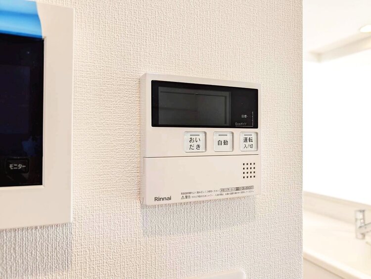 設備 見やすい画面で操作しやすい給湯パネルです。