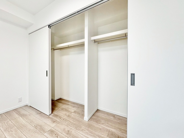 収納 居室にはクローゼットがあり、荷物もスッキリ収納して快適にお過ごしいただけます。