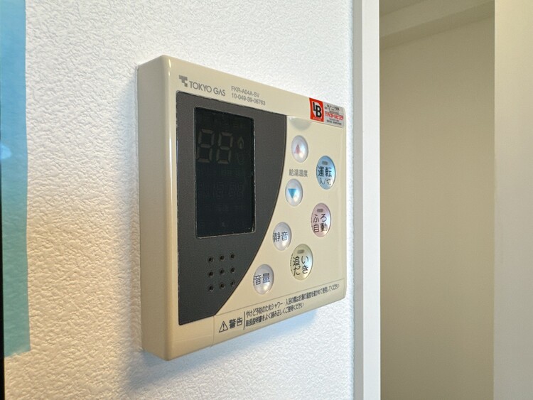 設備 見やすい画面で操作しやすい給湯パネルです。