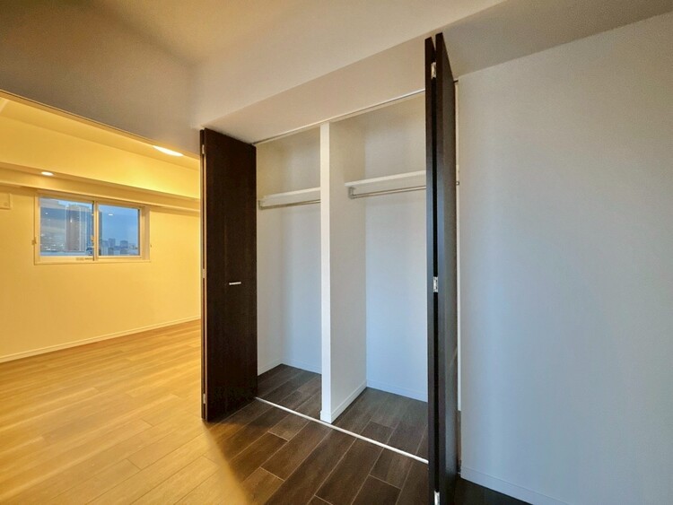 収納 居室にはクローゼットがあり、荷物もスッキリ収納して快適にお過ごしいただけます。