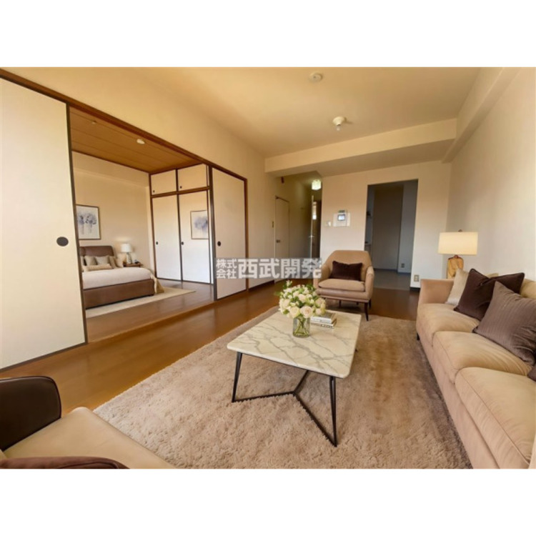 居間 【配置してある家具や小物はCGによるイメージです。】LD９.２帖