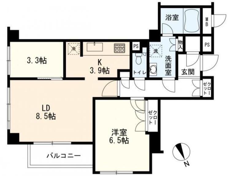 間取り ２ＬＤＫ