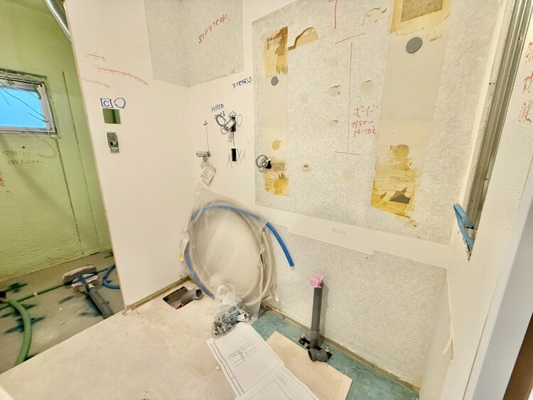 その他 清潔感を感じられる洗面化粧台。