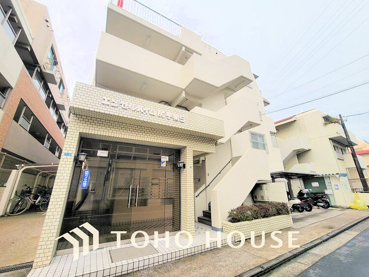 外観 〜「尻手」駅徒歩10分〜南向きにつき陽当たり良好〜安心の新耐震基準マンション〜