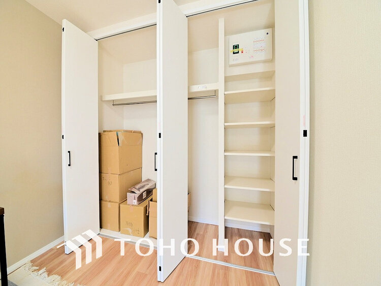 収納 収納スペースを完備、荷物が多い方でも安心の収納力