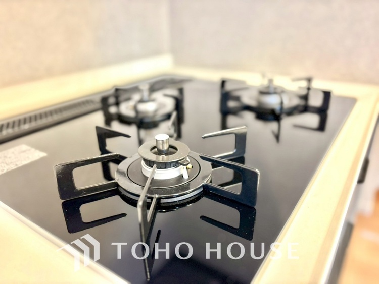 キッチン 【KITCHEN】◆家族のおはよう◆の声を笑顔で迎えてあげられるシステムキッチン。朝ごはんが楽しみでちょっと早起きしたくなるんです。