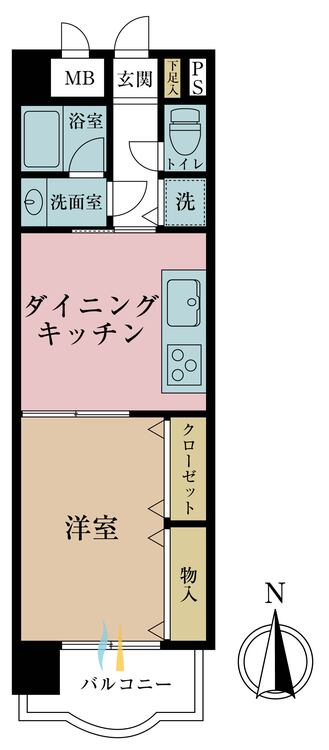 その他 1DK、専有面積36.36m2、バルコニー面積5.53m2