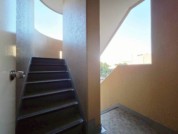 その他 共用部の階段です。明るく清潔に管理されています。