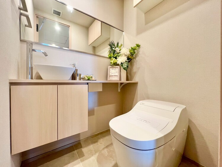 その他 清潔感の高いお手洗い。