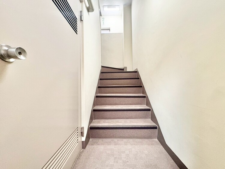 その他 共用部の階段です。明るく清潔に管理されています。