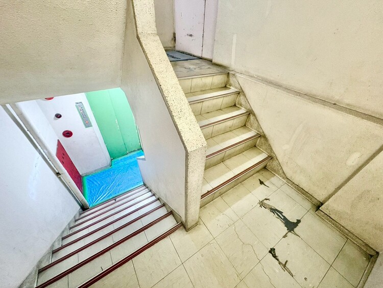 その他 共用部の階段です。明るく清潔に管理されています。