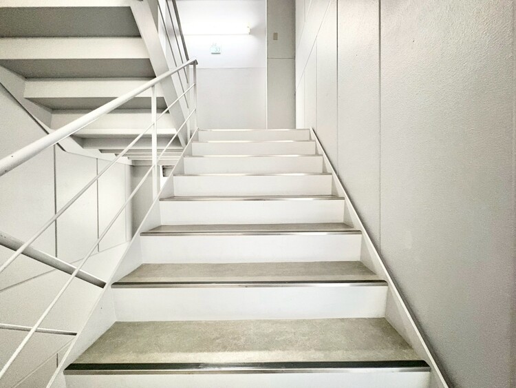 その他 共用部の階段です。明るく清潔に管理されています。