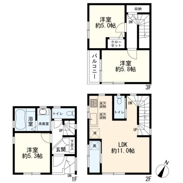 間取り ３ＬＤＫ