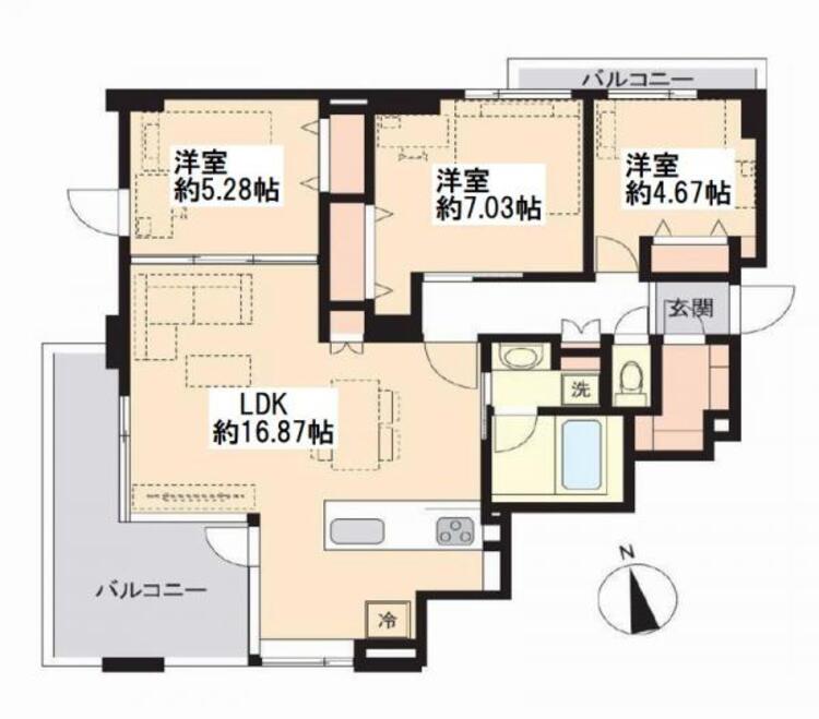 間取り 3LDK
