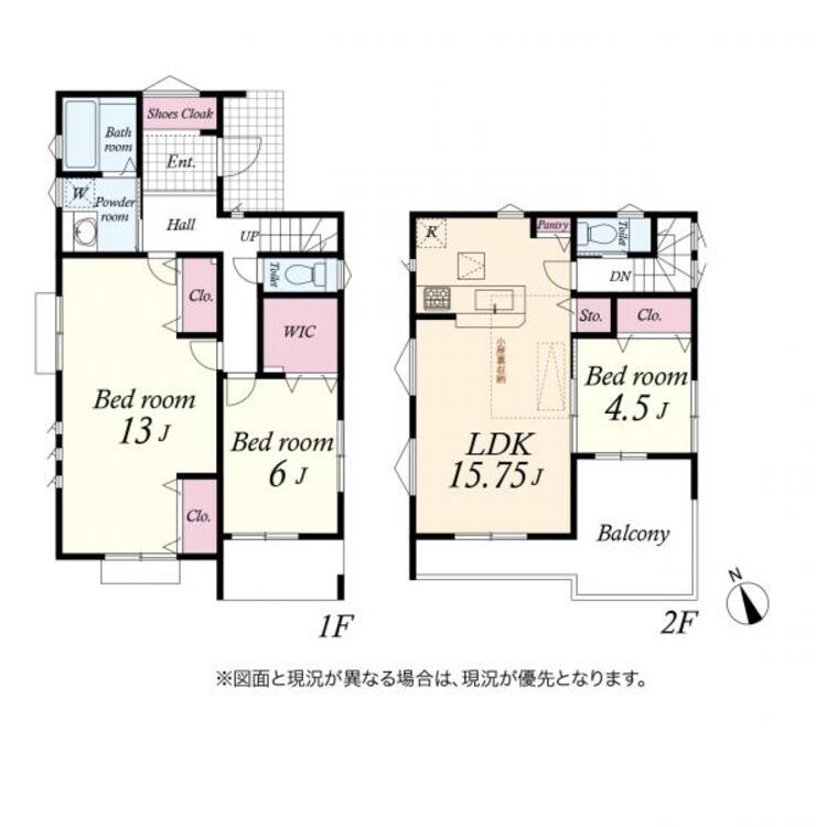 間取り 間取図　３ＬＤＫ
