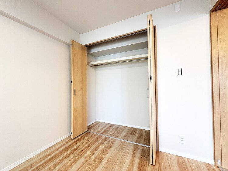 収納 居室にはクローゼットがあり、荷物もスッキリ収納して快適にお過ごしいただけます。