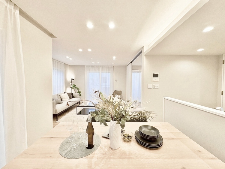 居間 ひとつひとつの空間に宿した機能性、そして美意識。