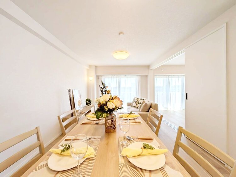 居間 「空間が織り成すひとつ先の住み心地」を演出します。