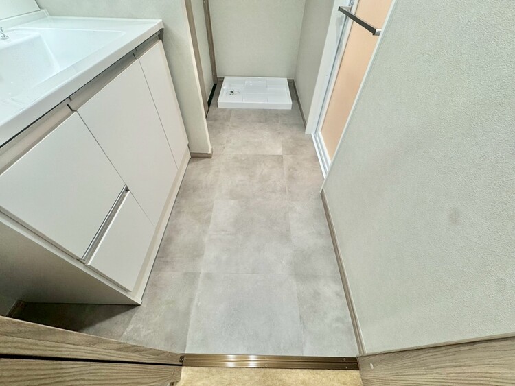 その他 十分な広さの脱衣所。