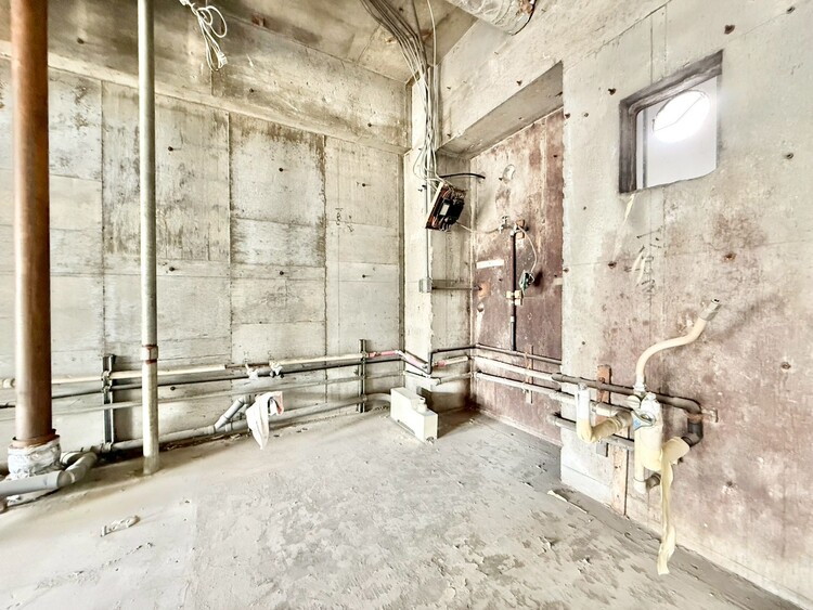 その他 十分な広さの脱衣所。