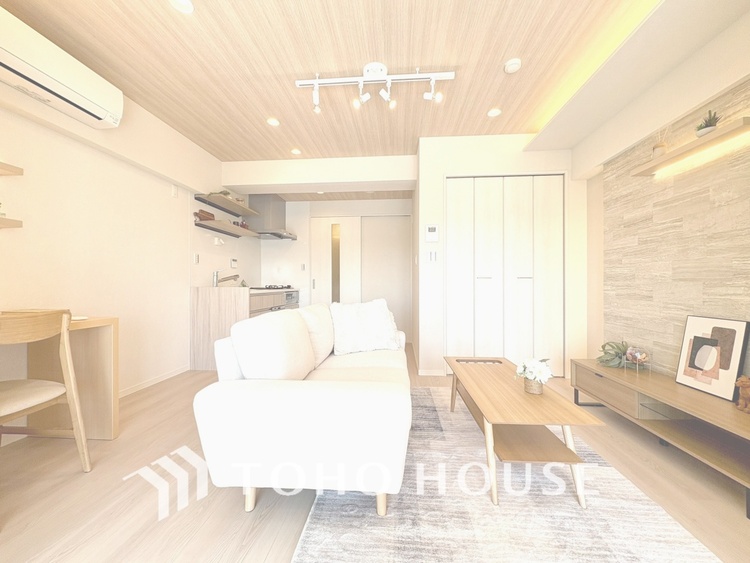 内装 【LIVING】◆住む喜び、楽しさ、感動◆を君と共有したい。いつまでもずっと家族を見渡せるこの広い空間で。