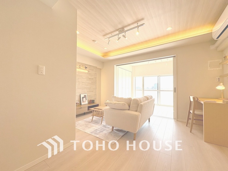 内装 【LIVING】◆simple is best◆無駄のない綺麗なつくりのリビングルームであなただけの暮らしを。