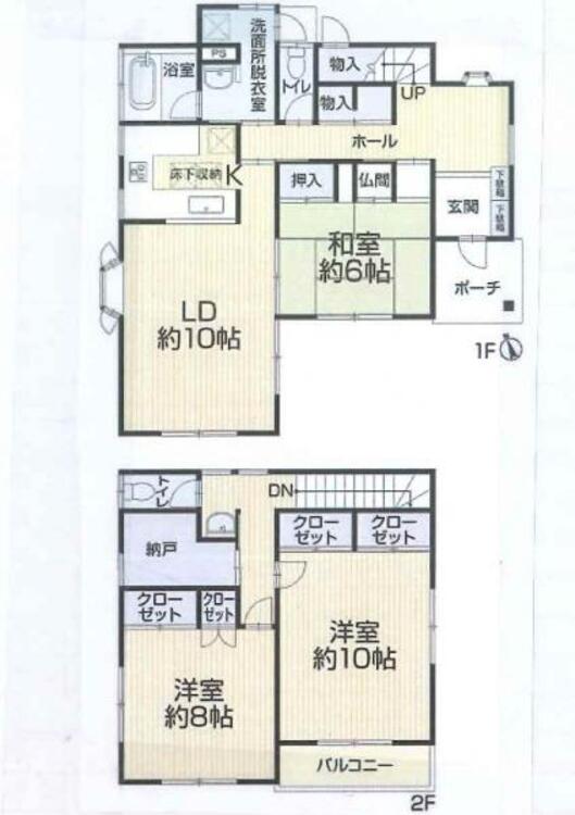 間取り リフォームはこれから着工していきます。中はきれいな状態でもありますので中をご覧いただけます！