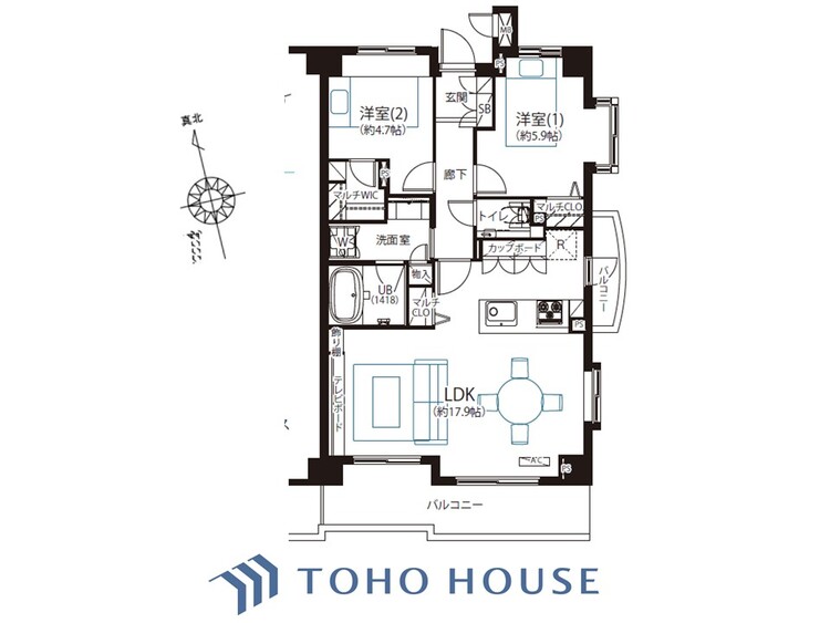 間取り 空間演出に拘り整然とセンス良く纏められた室内は最高の癒し空間でなければなりません。そこで暮らす方々のことを考え抜き、そして造りこんだ空間は極上の癒しを提供してくれます。