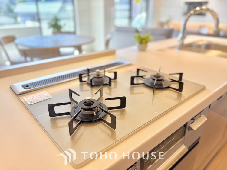 キッチン いつまでもずっと家族を見渡せるこの広い空間で。