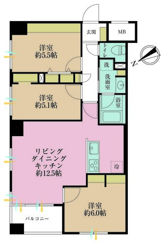 コスモ川崎グランデュールの物件画像