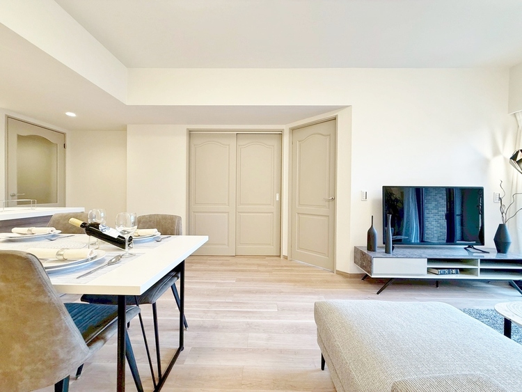 居間 ひとつひとつの空間に宿した機能性、そして美意識。