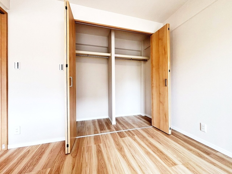 収納 居室にはクローゼットがあり、荷物もスッキリ収納して快適にお過ごしいただけます。