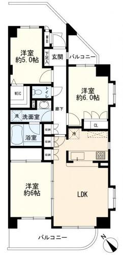 ヴィルクレール二子多摩川の物件画像