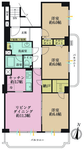 上用賀スカイマンションの物件画像