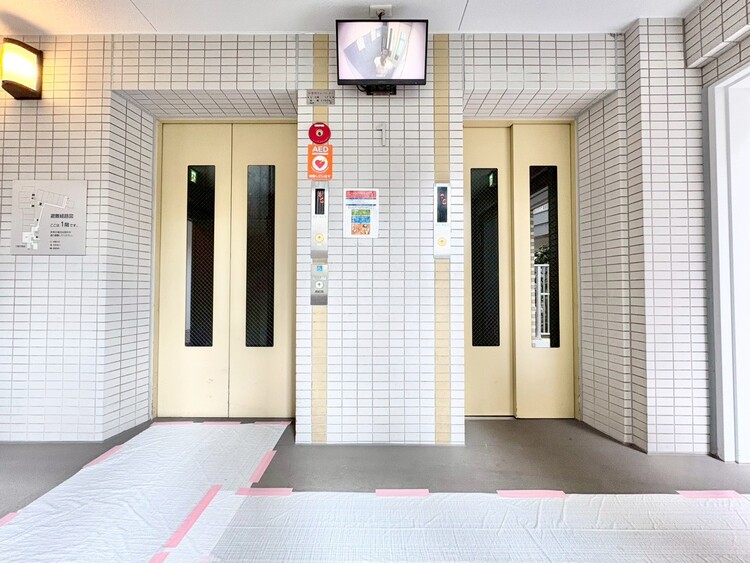 設備 エレベーターの管理も、きちんと行き届いてます。