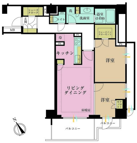 常盤松ハウスの物件画像