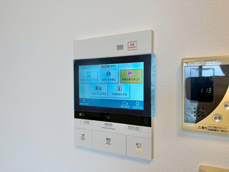 その他 誰が来てもわかる様にモニター付きインターホンを設置。