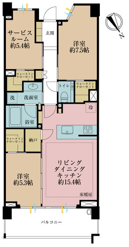 ガーデンヒルズ四ツ谷迎賓の森の物件画像