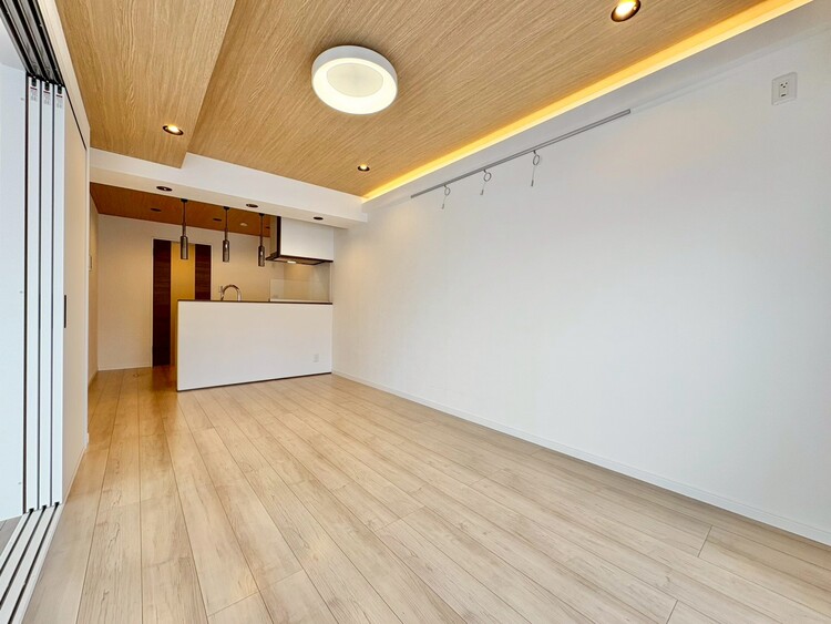 居間 豊かな居住性と、安心感を満たすクオリティが見事に調和した住空間。