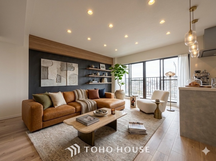 内装 ◆癒しの空間◆室内構成に拘り採光とセンスを散りばめた空間。それは『柔らかさ』に似た素敵な居場所。そこに暮らす人のことを考えつくり出したものは『癒し』という心地よい居場所なんだと思う