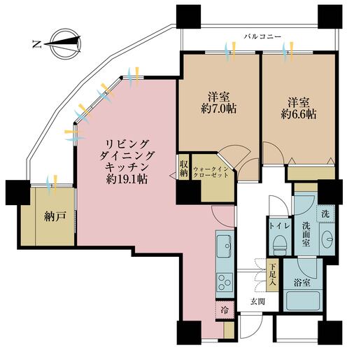 西戸山タワーホウムズセントラルタワーの物件画像