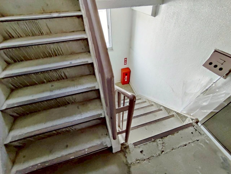 その他 共用部の階段です。明るく清潔に管理されています。