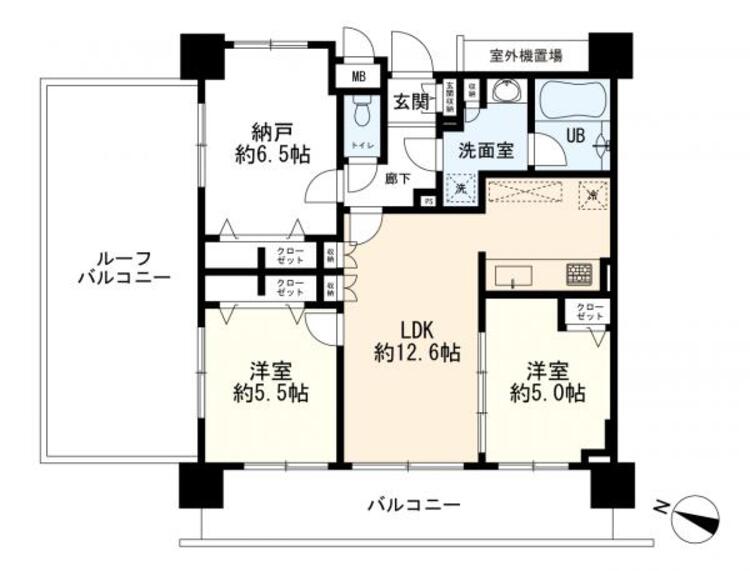 間取り ２ＳＬＤＫ