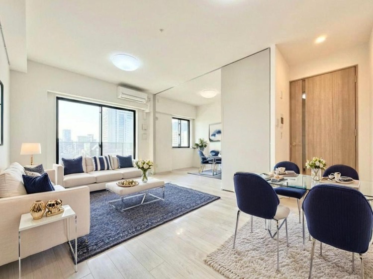 居間 ※ＣＧ加工により家具を配置しています。ひとつひとつの空間に宿した機能性、そして美意識。