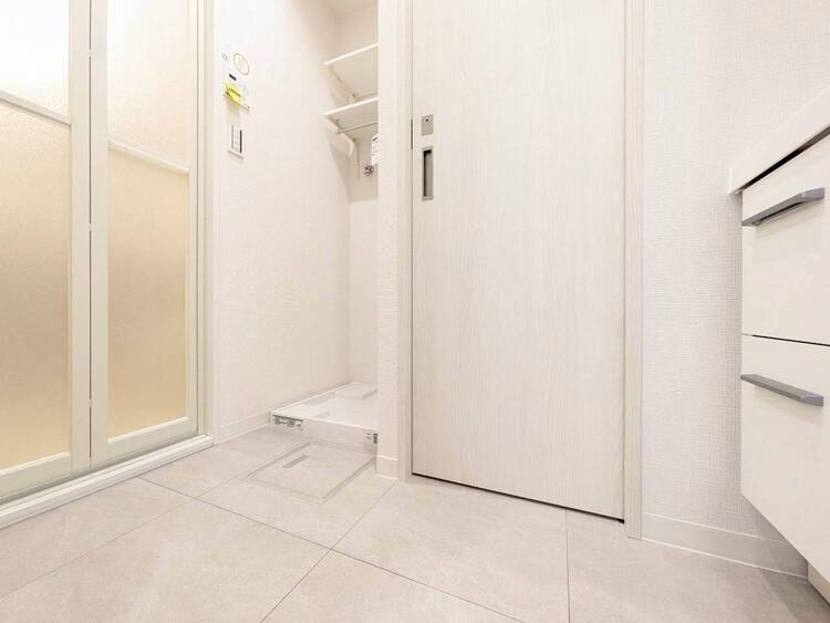 その他 十分な広さの脱衣所。