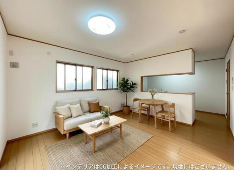 居間 ※インテリアはCG加工によるイメージです。現地にはございません。